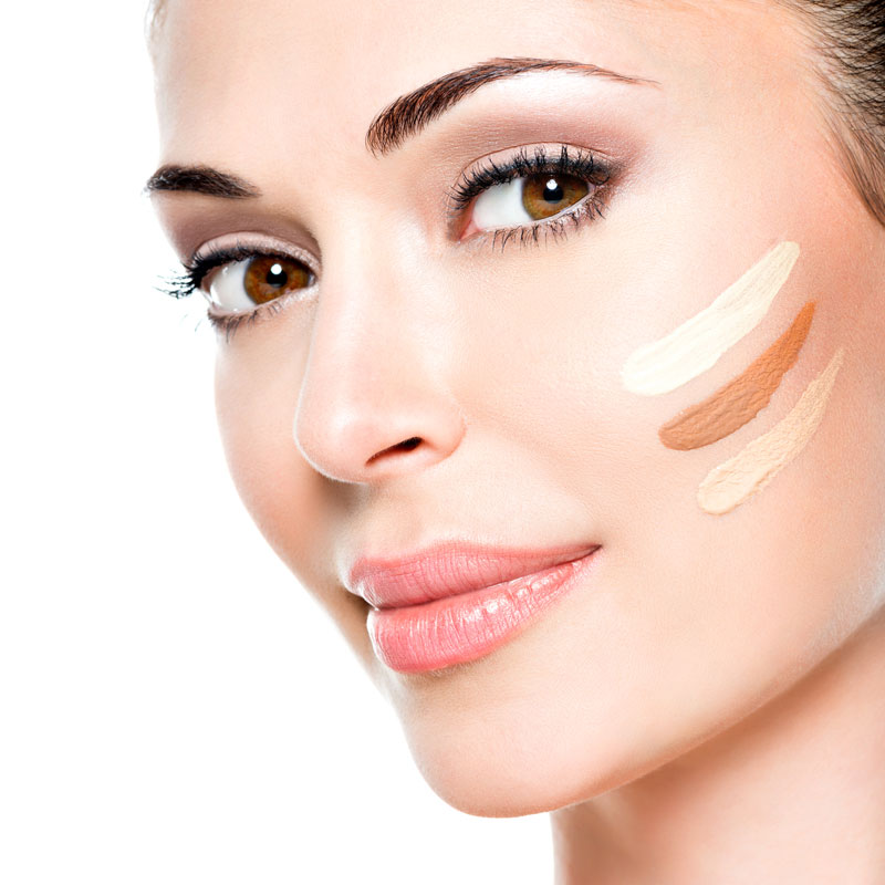 تناژ رنگی کرم پودر